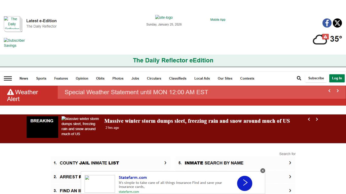 Jail Bookings reflector.com